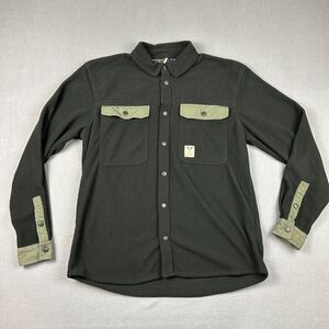 Fat Moose Shirt Mens XL Black‎ Herold Fleece Over Medium Duty Nordic Performance